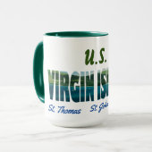 Mug Îles Vierges américaines (Devant gauche)