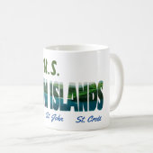 Mug Îles Vierges américaines (Devant droit)