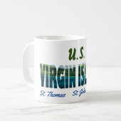 Mug Îles Vierges américaines (Devant gauche)