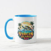 Mug Îles Vierges américaines Caraïbes (Gauche)