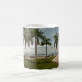 Mug Îles Vierges américaines Sainte-Croix Palm Trees T (Centre)