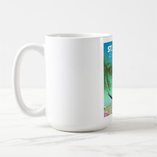 Mug Îles Vierges américaines St Thomas. (Gauche)