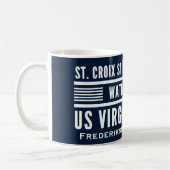 Mug Iles Vierges américaines USVI Tropical Personnalis (Gauche)
