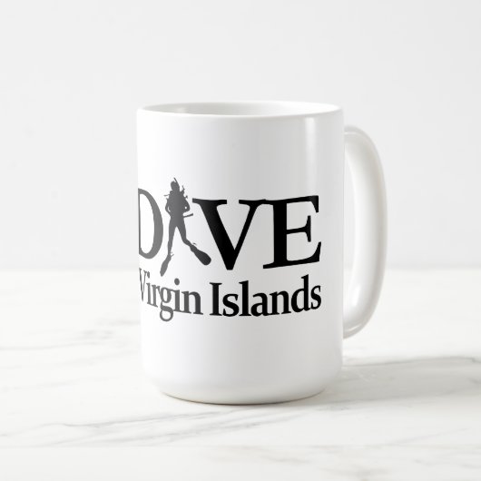 Mug Îles Vierges britanniques DV4 (Devant droit)