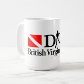 Mug Îles Vierges britanniques DV4 (Devant gauche)