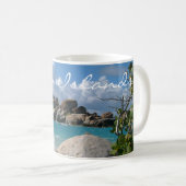 Mug Îles Vierges britanniques, Gorda, Baths Beach (Devant droit)