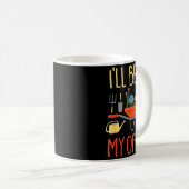 Mug I'll Be In My Office Garden Funny Distressed Garde (Devant droit)