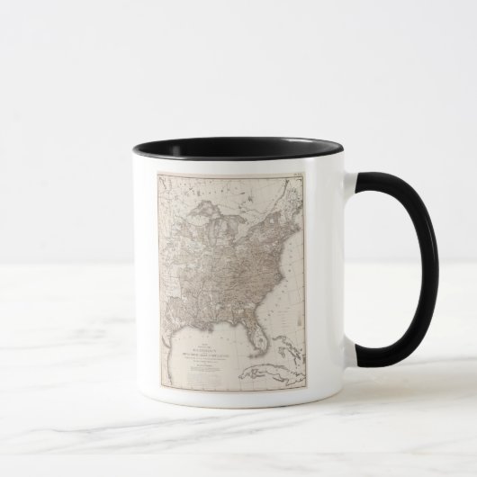Mug Illettrisme masculin blanc (Droite)