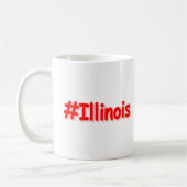 Mug "#Illinois" Joli Design. Commandez dès maintenant (Gauche)