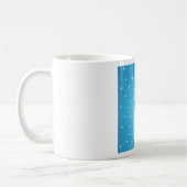 Mug Illinois silhouette étoile bleue éclatée (Gauche)