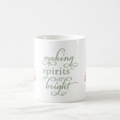 Mug Illuminer les esprits Gingham Arbres de Noël (Centre)