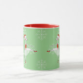 Mug illusima Ballerina Mice Christmas Snowflakes (Centre)