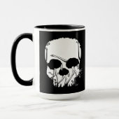 Mug Illusion de crâne d'autruche (Gauche)