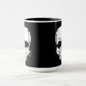 Mug Illusion de crâne d'autruche (Centre)