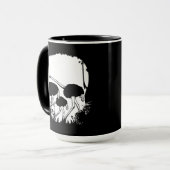 Mug Illusion de crâne d'autruche (Devant gauche)