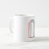 Mug Illusion de peinture de pulvérisation (Devant gauche)