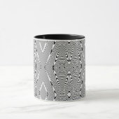 Mug Illusion d'optique 11 Design Abstrait (Centre)