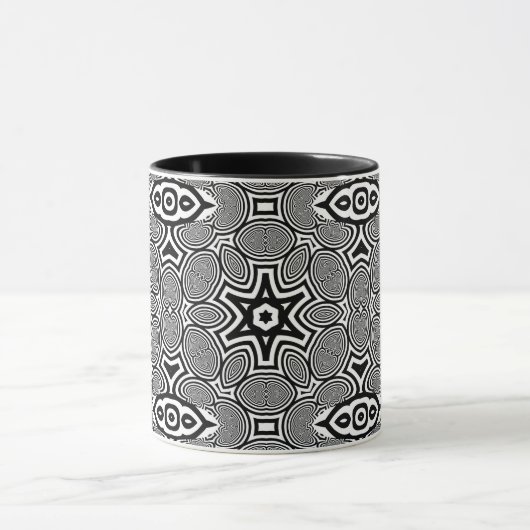 Mug Illusion d'optique 12 Design Abstrait (Centre)