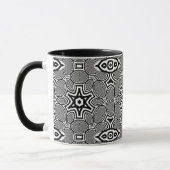 Mug Illusion d'optique 12 Design Abstrait (Gauche)
