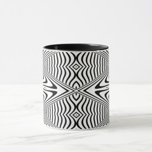 Mug Illusion d'optique 13 Design Abstrait (Centre)