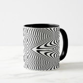 Mug Illusion d'optique 13 Design Abstrait (Devant droit)