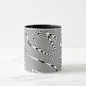 Mug Illusion d'optique 14 Conception Abstraite (Centre)