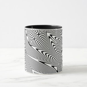 Mug Illusion d'optique 14 Conception Abstraite