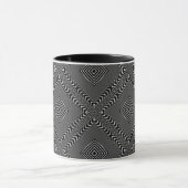 Mug Illusion d'optique 17 Conception Abstraite (Centre)