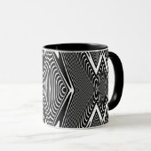 Mug Illusion d'optique 18 Design Abstrait (Devant droit)