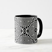 Mug Illusion d'optique 2 Design abstrait (Devant droit)