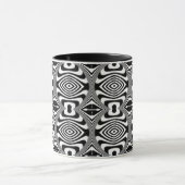 Mug Illusion d'optique 3 Design Abstrait (Centre)