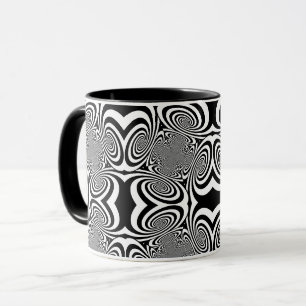 Mug Illusion d'optique 3 Design Abstrait