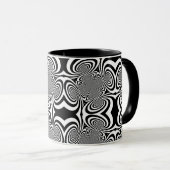 Mug Illusion d'optique 3 Design Abstrait (Devant droit)