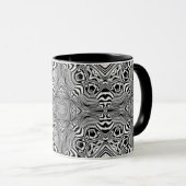 Mug Illusion d'optique 4 Design Abstrait (Devant droit)