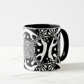 Mug Illusion d'optique 6 Design Abstrait (Devant droit)
