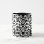 Mug Illusion d'optique 7 Conception Abstraite (Centre)