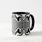Mug Illusion d'optique 8 Design Abstrait (Devant droit)