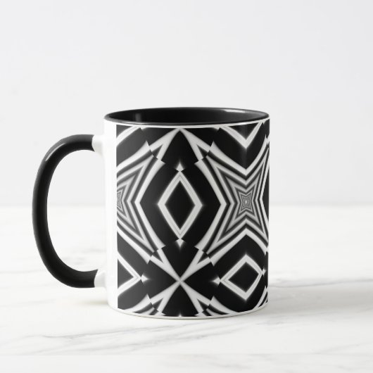 Mug Illusion d'optique 9 Design abstrait (Gauche)