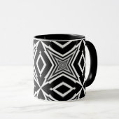 Mug Illusion d'optique 9 Design abstrait (Devant droit)