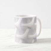 Mug Illusion d'optique blanche et grise (Devant droit)
