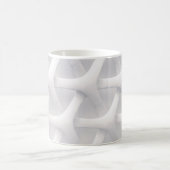 Mug Illusion d'optique blanche et grise (Centre)