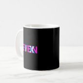 Mug Illusion d'optique Glitch Six Sept 6 7 Mème Gen Al (Devant gauche)