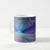Mug Illusion Optique Psychédélique Trippée, (Devant gauche)