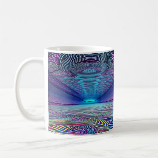 Mug Illusion Optique Psychédélique Trippée, (Gauche)