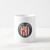 Mug Illusion Patriotique de Liberté Cachée Optique (Centre)
