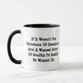 Mug Illusions De Grandeur Réalité Déformée Drôle (Gauche)