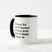 Mug Illusions De Grandeur Réalité Déformée Drôle (Devant gauche)