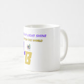 Mug Illusions géométriques dorées (Devant droit)