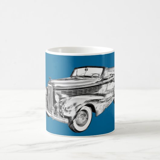 Mug Illustration 1938 de Cadillac Lasalle (Centre)