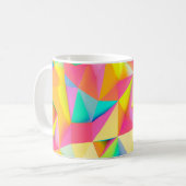 Mug Illustration 3D - Colorful low poly texture3d, abs (Devant gauche)